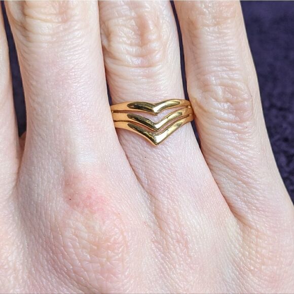 chevron ring   - Picture 3 of 4